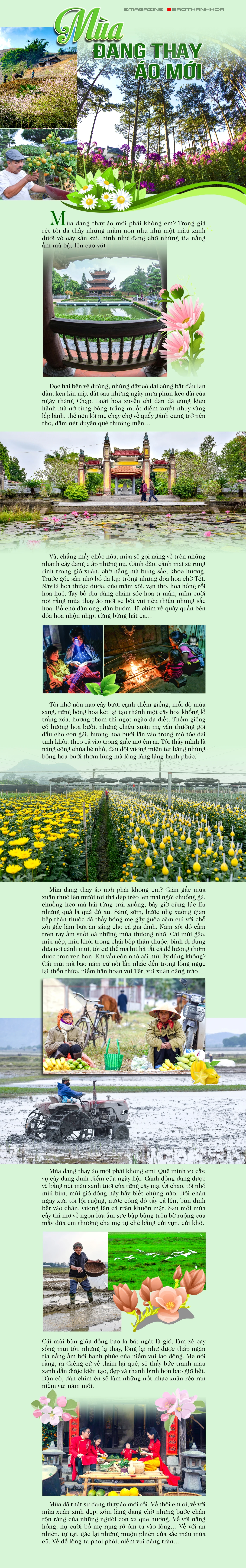 [E-Magazine] - Mùa đang thay áo mới