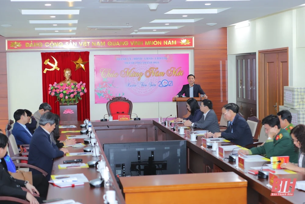 Thành phố Thanh Hóa quan tâm chăm lo đời sống Nhân dân, để mọi người được đón Tết vui vẻ, đầm ấm