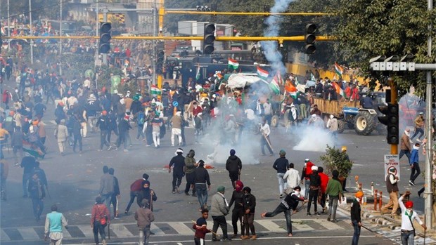 Ấn Độ thắt chặt an ninh tại thủ đô sau cuộc biểu tình của nông dân