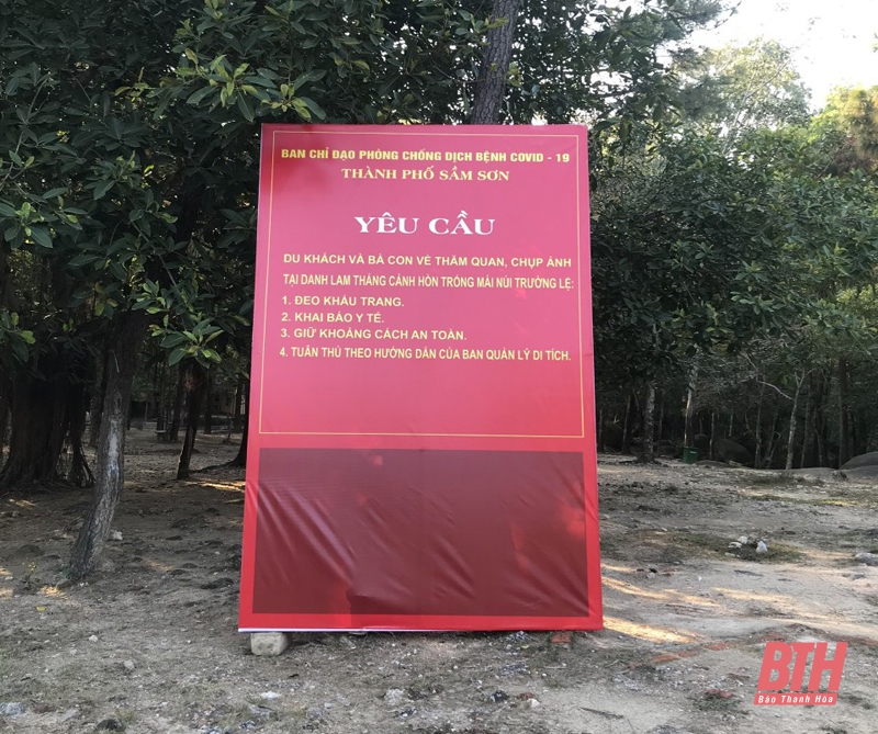 TP Sầm Sơn tăng cường công tác phòng chống dịch COVID-19 tại các điểm di tích phục vụ nhân dân đi lễ xuân Tân Sửu