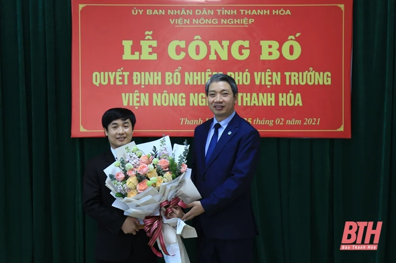 Công bố quyết định bổ nhiệm Phó Viện trưởng Viện Nông nghiệp Thanh Hóa