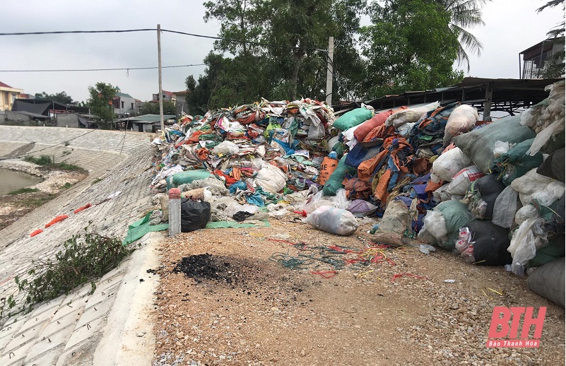 Ô nhiễm môi trường tại các cơ sở tái chế nhựa, giặt bao bì