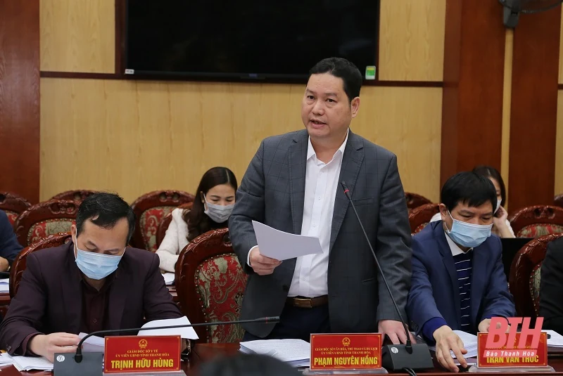 Thảo luận, cho ý kiến vào một số chương trình, kế hoạch phát triển kinh tế - xã hội tỉnh Thanh Hóa giai đoạn 2021-2025