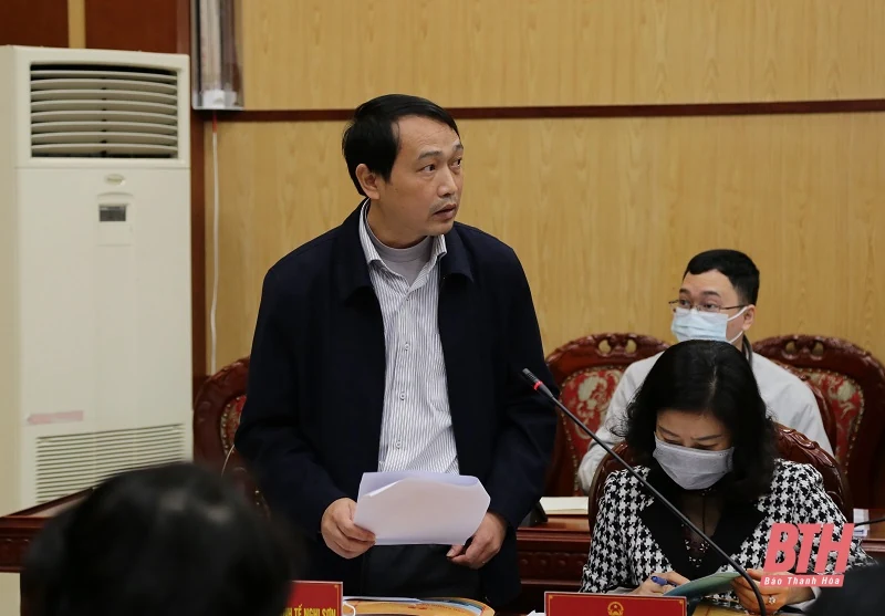 Thảo luận, cho ý kiến vào một số chương trình, kế hoạch phát triển kinh tế - xã hội tỉnh Thanh Hóa giai đoạn 2021-2025