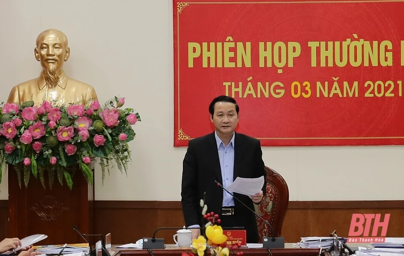 Thảo luận, cho ý kiến vào một số chương trình, kế hoạch phát triển kinh tế - xã hội tỉnh Thanh Hóa giai đoạn 2021-2025