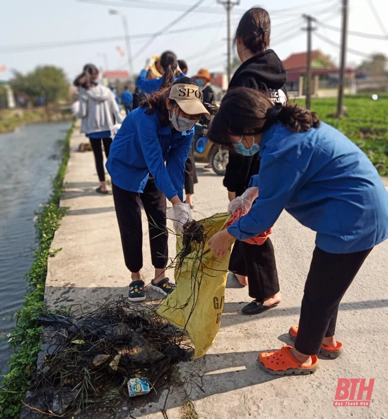 Nhiều hoạt động ý nghĩa của tuổi trẻ Quảng Xương trong Tháng Thanh niên