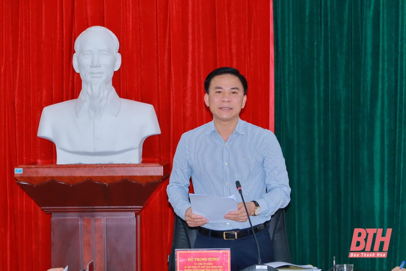 Bá Thước cần phát triển nhanh hơn, mạnh hơn, nhanh chóng thoát khỏi huyện nghèo và trở thành huyện khá ở khu vực miền núi của tỉnh