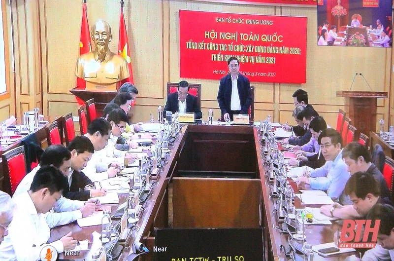 Hội nghị toàn quốc tổng kết công tác tổ chức xây dựng Đảng năm 2020, triển khai nhiệm vụ năm 2021