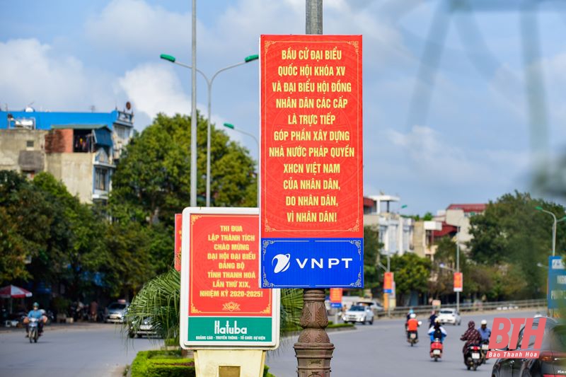 TP Thanh Hóa đẩy mạnh tuyên truyền bầu cử Đại biểu Quốc hội Khóa XV và Đại biểu HĐND các cấp nhiệm kỳ 2021- 2026
