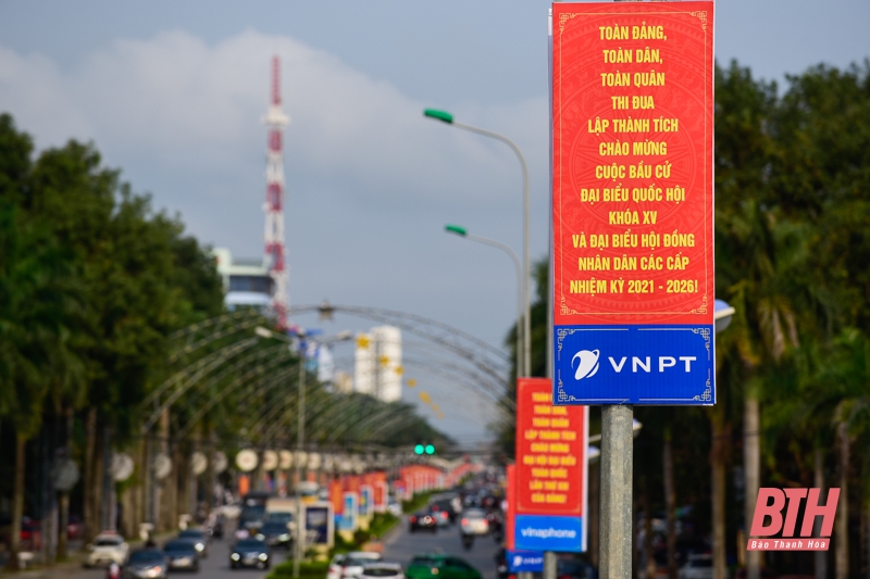 TP Thanh Hóa đẩy mạnh tuyên truyền bầu cử Đại biểu Quốc hội Khóa XV và Đại biểu HĐND các cấp nhiệm kỳ 2021- 2026
