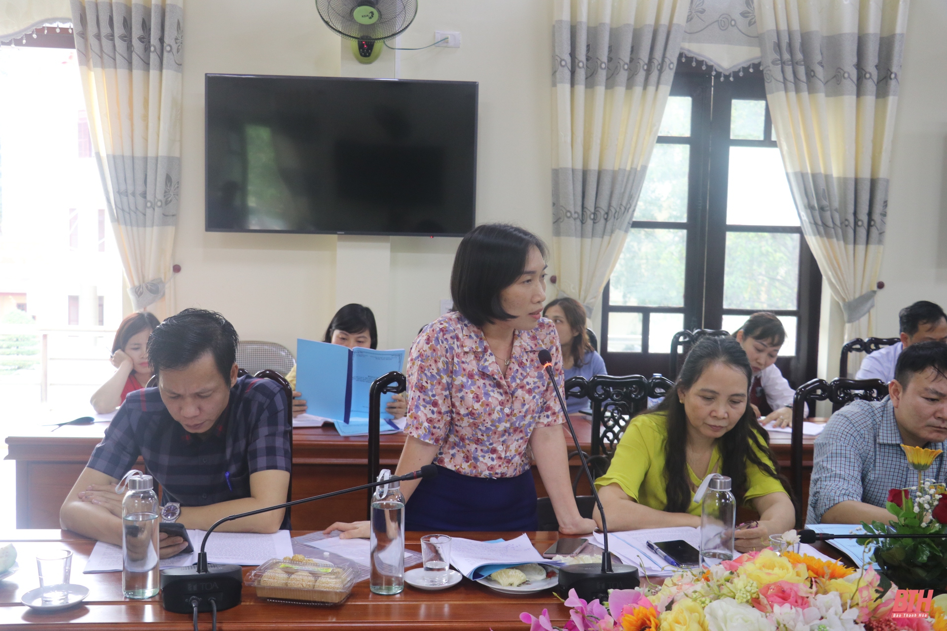 Thẩm định đạt chuẩn nông thôn mới kiểu mẫu cho xã Định Tân, huyện Yên Định
