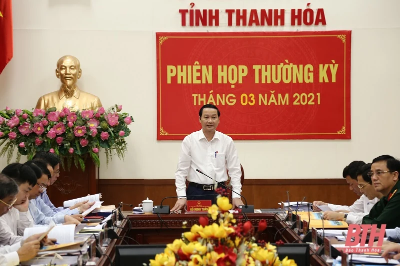 UBND tỉnh họp thường kỳ tháng 3-2021: Đánh giá tình hình phát triển kinh tế - xã hội quý I năm 2021 và thảo luận nhiều nội dung quan trọng