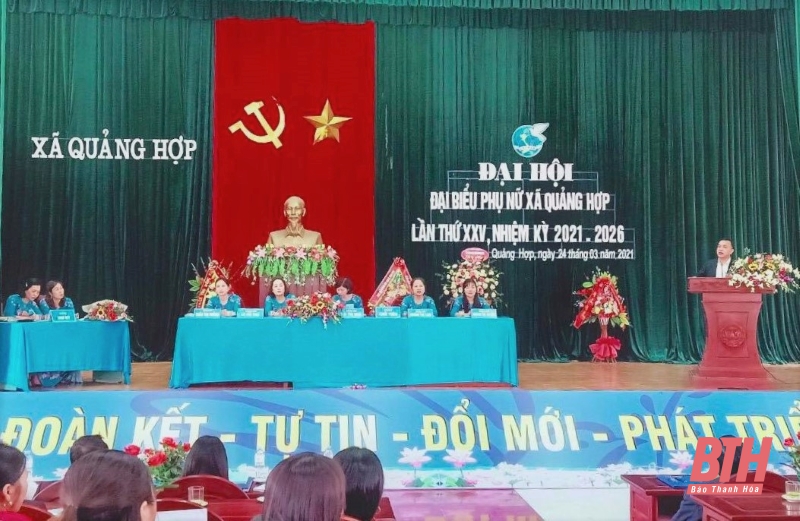 Hội Liên hiệp Phụ nữ huyện Quảng Xương tổ chức Đại hội điểm cấp cơ sở