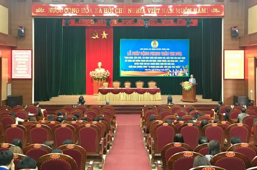 Huyện Triệu Sơn chung sức hiện thực hóa khát vọng xây dựng quê hương Thanh Hóa văn minh, thịnh vượng