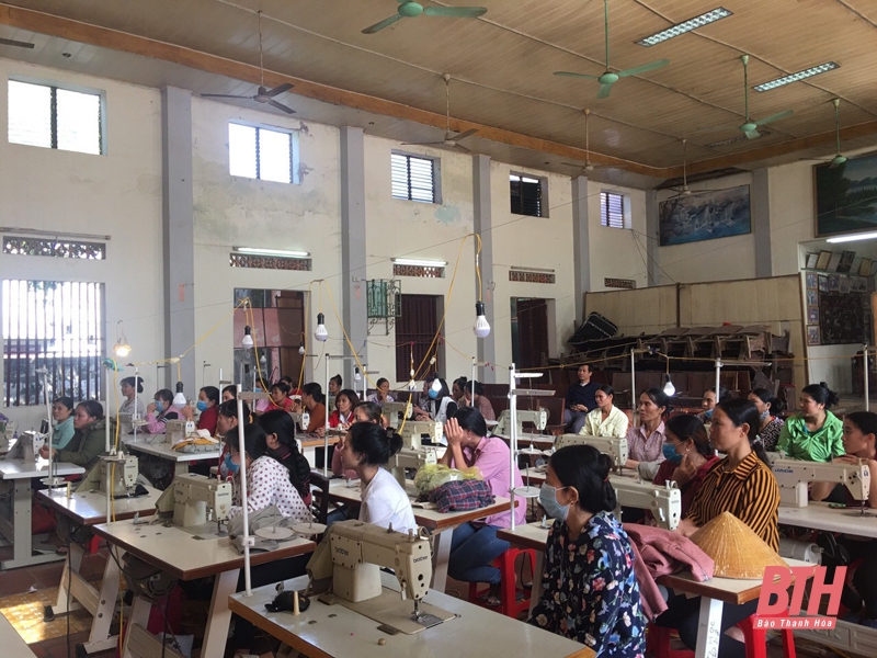 Huyện Yên Định đào tạo nghề gắn với giải quyết việc làm