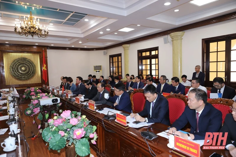 Ngài Yamada Takio, Đại sứ đặc mệnh toàn quyền Nhật Bản tại Việt Nam thăm và làm việc tại tỉnh Thanh Hóa