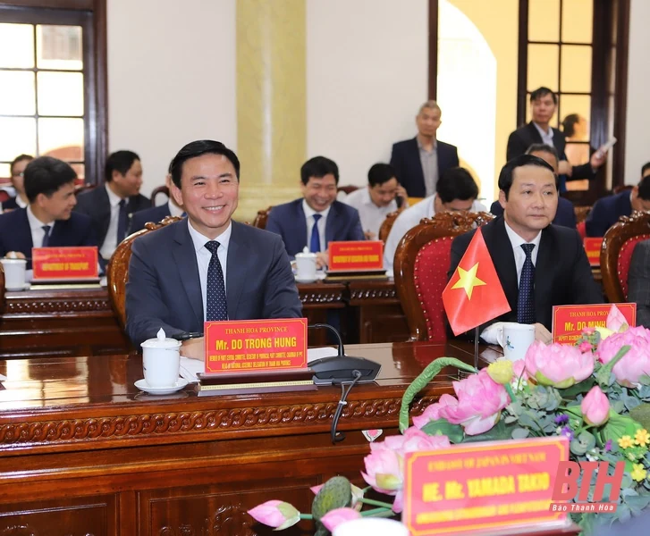 Ngài Yamada Takio, Đại sứ đặc mệnh toàn quyền Nhật Bản tại Việt Nam thăm và làm việc tại tỉnh Thanh Hóa