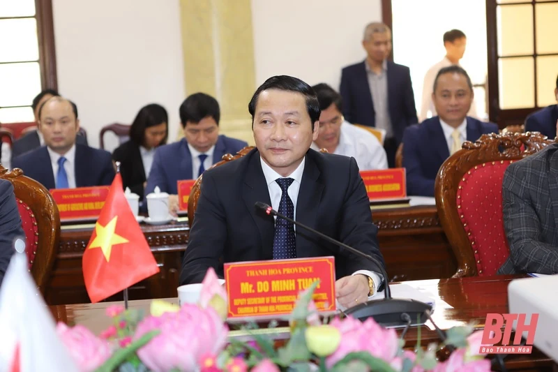 Ngài Yamada Takio, Đại sứ đặc mệnh toàn quyền Nhật Bản tại Việt Nam thăm và làm việc tại tỉnh Thanh Hóa
