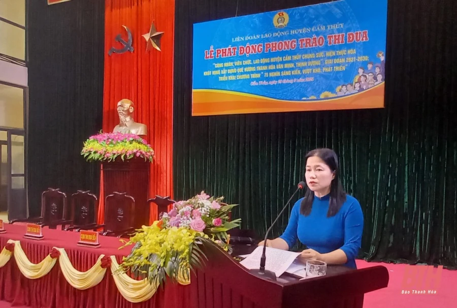 Huyện Cẩm Thủy chung sức hiện thực hóa khát vọng xây dựng quê hương Thanh Hóa văn minh, thịnh vượng