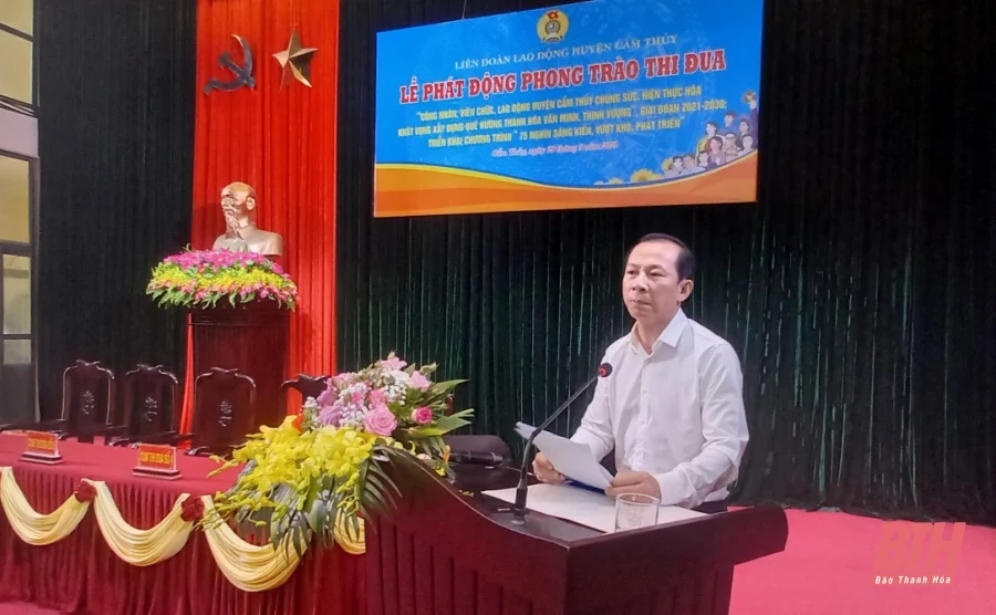 Huyện Cẩm Thủy chung sức hiện thực hóa khát vọng xây dựng quê hương Thanh Hóa văn minh, thịnh vượng
