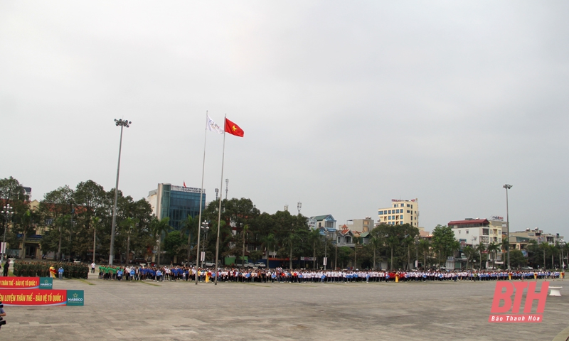 Những hình ảnh tại lễ phát động “Toàn dân rèn luyện thân thể theo gương Bác Hồ vĩ đại”, Ngày chạy Olympic “Vì sức khỏe toàn dân” và Giải việt dã TP Thanh Hóa 2021