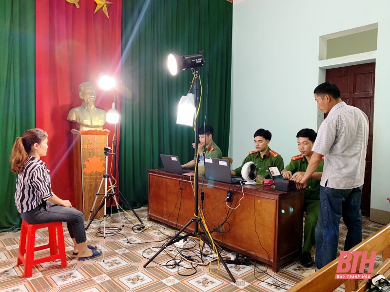 Công an huyện Hậu Lộc: Thu nhận hơn 43.000 hồ sơ cấp căn cước công dân