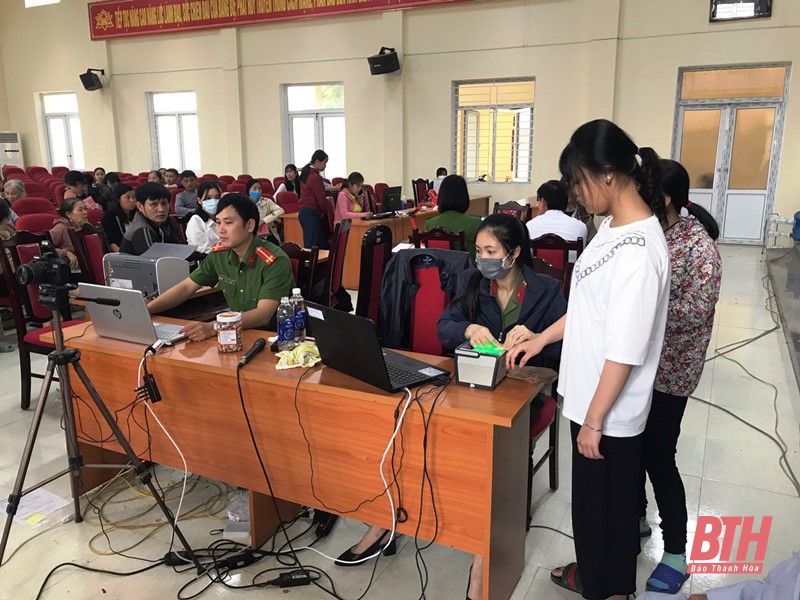 Công an huyện Hậu Lộc: Thu nhận hơn 43.000 hồ sơ cấp căn cước công dân