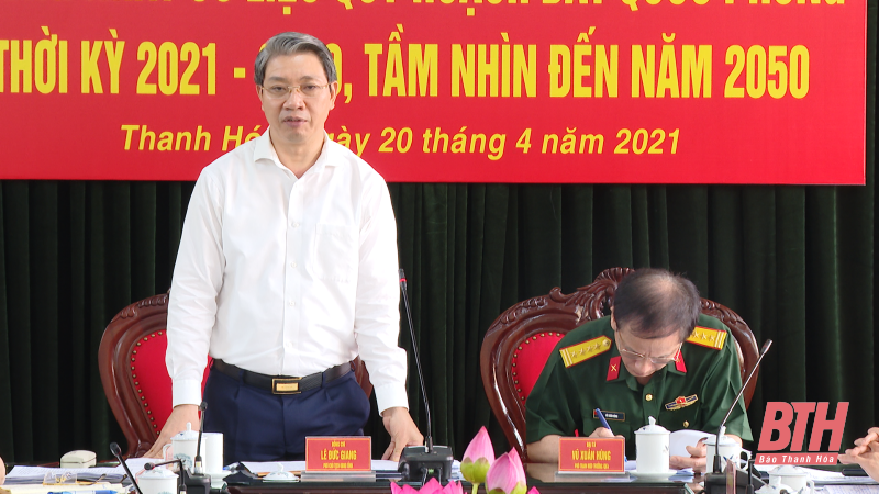 Bộ Tư lệnh Quân khu 4 - UBND tỉnh Thanh Hóa: Thống nhất số liệu quy hoạch đất Quốc phòng