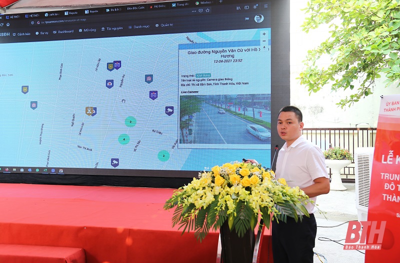 Khai trương Trung tâm điều hành đô thị thông minh TP Sầm Sơn