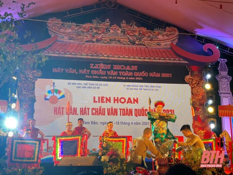 Thanh Hóa giành Giải A tại Liên hoan hát văn, hát chầu văn toàn quốc năm 2021