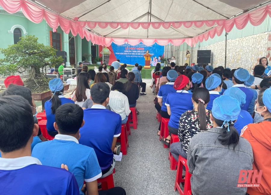 LĐLĐ Nga Sơn phát động hưởng ứng “Tháng Công nhân” năm 2021