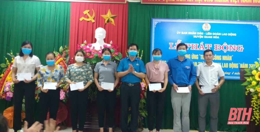 LĐLĐ huyện Quan Hóa phát động hưởng ứng “Tháng công nhân” năm 2021