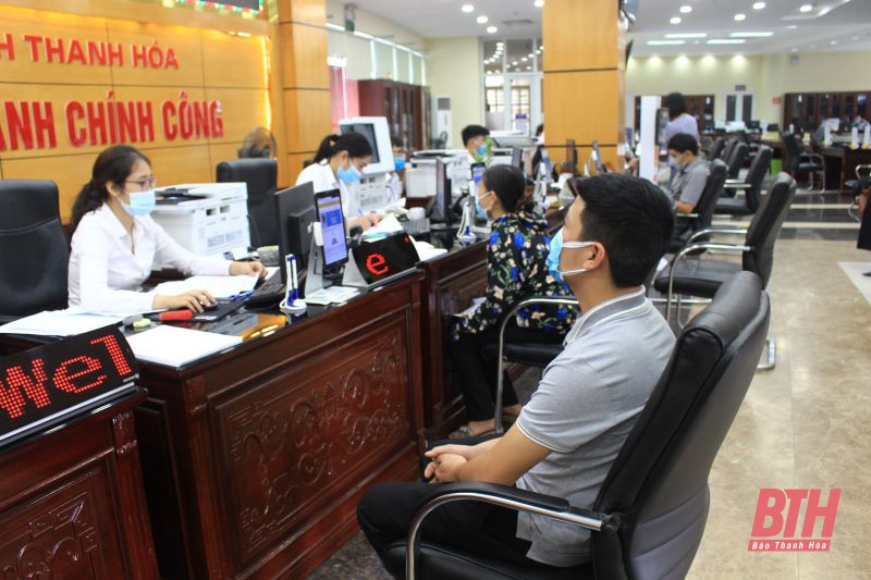 Trung tâm phục vụ hành chính công tỉnh Thanh Hóa đảm bảo an toàn phòng, chống dịch