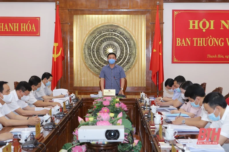 Ban Thường vụ Tỉnh ủy cho ý kiến vào các chương trình trọng tâm nhằm cụ thể hóa, đưa nhanh Nghị quyết Đại hội Đảng bộ tỉnh lần thứ XIX vào cuộc sống