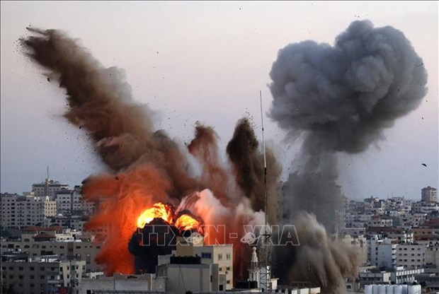 Nhà riêng của thủ lĩnh Hamas tại Dải Gaza bị trúng bom
