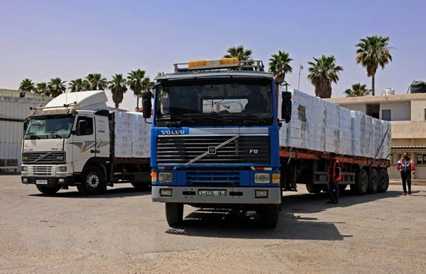 Xung đột Israel-Palestine: Ai Cập gửi 130 xe hàng cứu trợ tới Dải Gaza