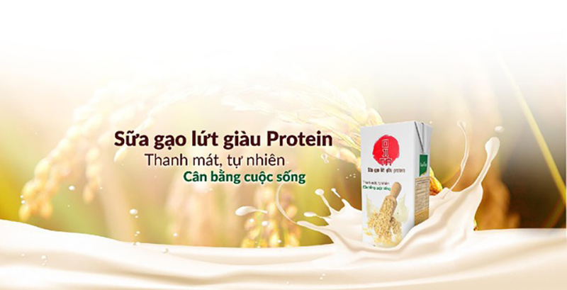 Chọn sữa gạo lứt giàu protein Ojita - chọn sức khỏe