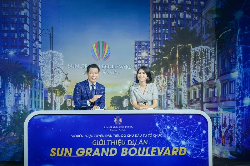 Sự kiện trực tuyến đầu tiên giới thiệu siêu dự án Sun Grand Boulevard hút hàng ngàn khách hàng