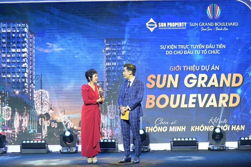 Sự kiện trực tuyến đầu tiên giới thiệu siêu dự án Sun Grand Boulevard hút hàng ngàn khách hàng