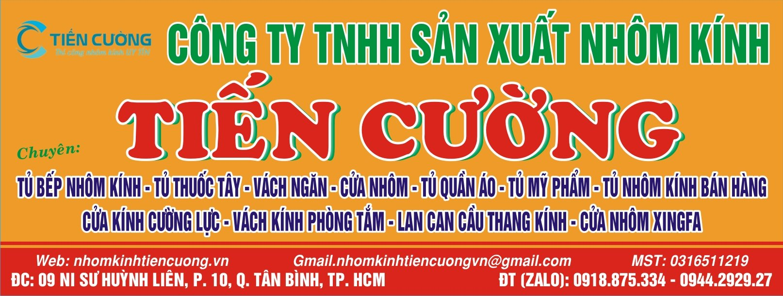 Nhôm kính Tiến Cường đồng hành cùng mọi căn bếp sang trọng, tinh tế
