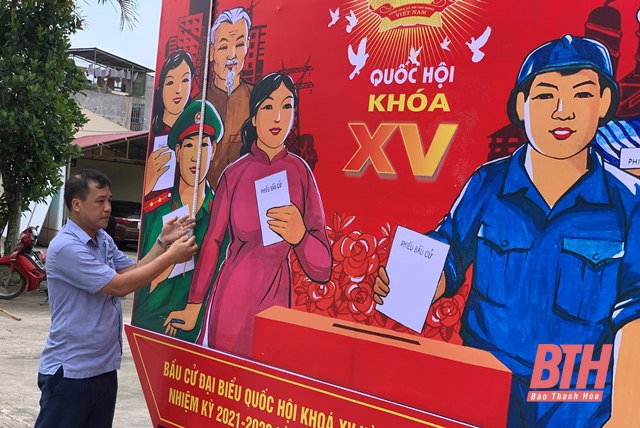 Huyện Thạch Thành đẩy mạnh công tác tuyên truyền về bầu cử
