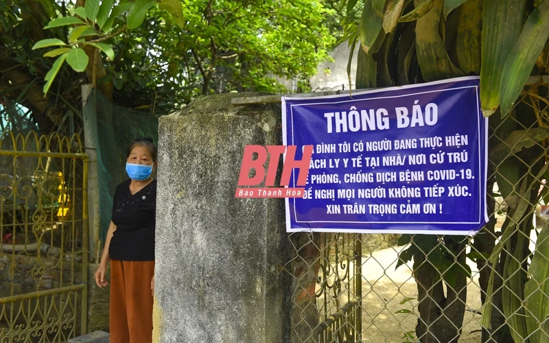 Thanh Hóa phong tỏa các hộ dân gần nhà bệnh nhân dương tính với SARS-COV-2 tại Ngọc Lặc
