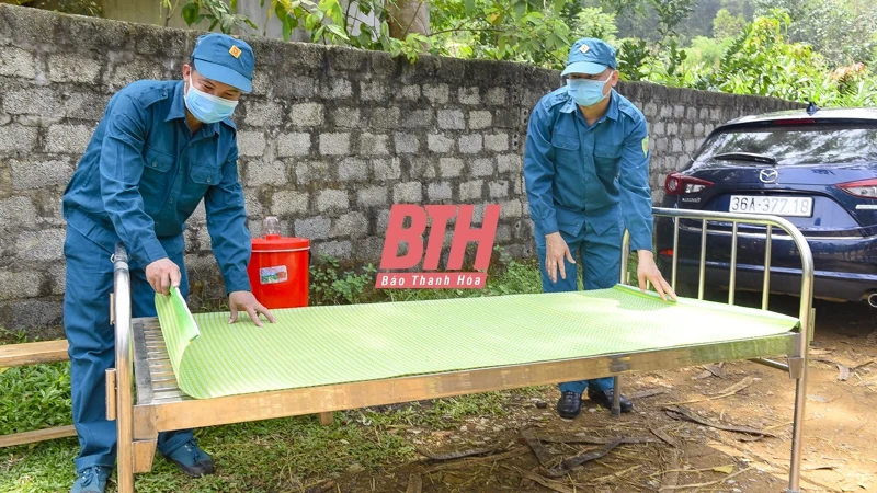 Thanh Hóa phong tỏa các hộ dân gần nhà bệnh nhân dương tính với SARS-COV-2 tại Ngọc Lặc