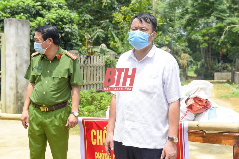 Thanh Hóa phong tỏa các hộ dân gần nhà bệnh nhân dương tính với SARS-COV-2 tại Ngọc Lặc