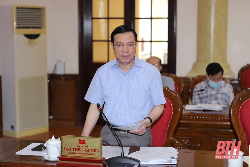 Ban Thường vụ Tỉnh ủy cho ý kiến vào Kế hoạch hành động khâu đột phá thực hiện Nghị quyết Đại hội Đảng bộ tỉnh lần thứ XIX