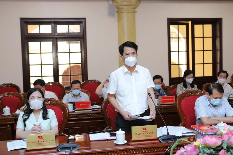 Ban Thường vụ Tỉnh ủy cho ý kiến vào Kế hoạch hành động khâu đột phá thực hiện Nghị quyết Đại hội Đảng bộ tỉnh lần thứ XIX