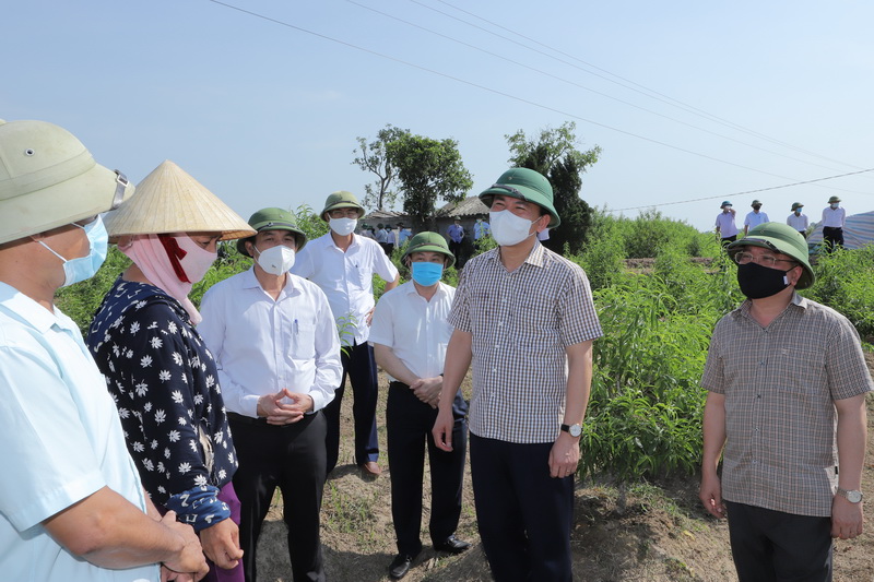 Đồng chí Bí thư Tỉnh ủy Đỗ Trọng Hưng thăm và làm việc tại huyện Triệu Sơn