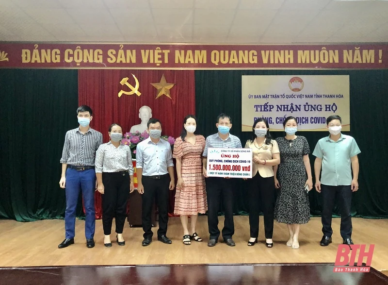 Các đơn vị, doanh nghiệp tiếp tục ủng hộ phòng, chống dịch COVID-19
