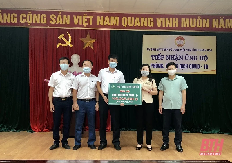 Các đơn vị, doanh nghiệp tiếp tục ủng hộ phòng, chống dịch COVID-19