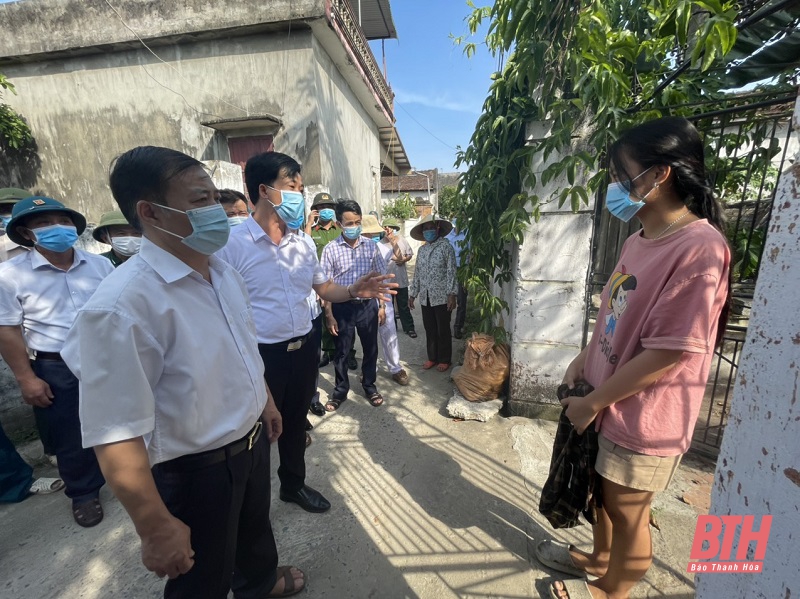 Dỡ bỏ phong tỏa tạm thời tại 2 cụm dân cư ở xã Minh Sơn và xã Thiệu Phúc